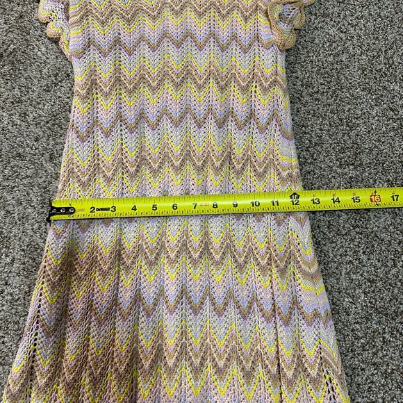 DEREK LAM 10 CROSBY X RTR Women's Crochet Knit Dress Size M - Picture 12 of 14